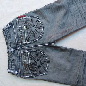 3T: GS115 VINTAGE DENIM: DISTRESSED JEANS